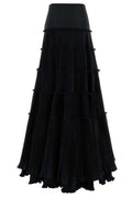 Blumarine Tiered Pleated Skirt