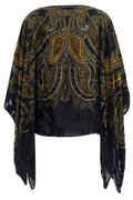 Etro Devoré Pattern Cape