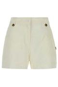 Woolrich High-Waist Poplin Shorts