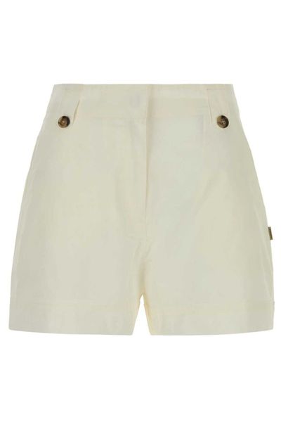 Woolrich High-Waist Poplin Shorts