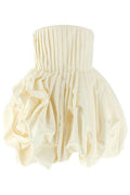 Carolina Herrera Pleated Bubble Mini Dress