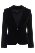 Giorgio Armani Single-Breasted Fitted Blazer