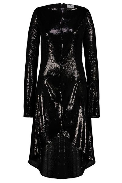 Courrèges Zipped Ellipse Gillter Dress
