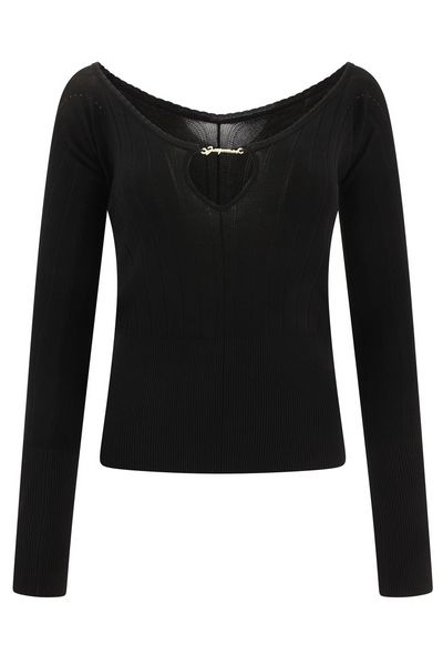 Jacquemus Pralu Ribbed Top