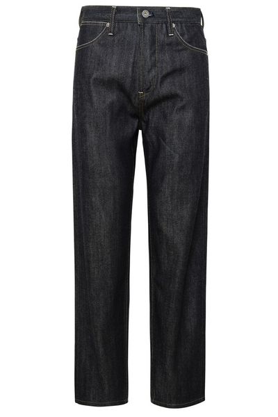 Jil Sander Contrast Stitching Tapered Jeans