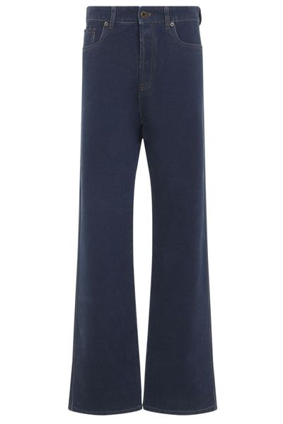 Miu Miu Logo-Embroidered Jeans