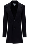Bottega Veneta Curved Sleeved Single-Breasted Jacket