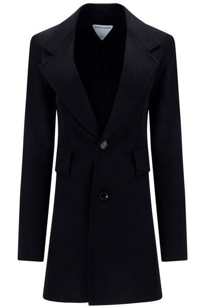 Bottega Veneta Curved Sleeved Single-Breasted Jacket