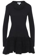 Alaïa Long-Sleeved Crinoline Dress