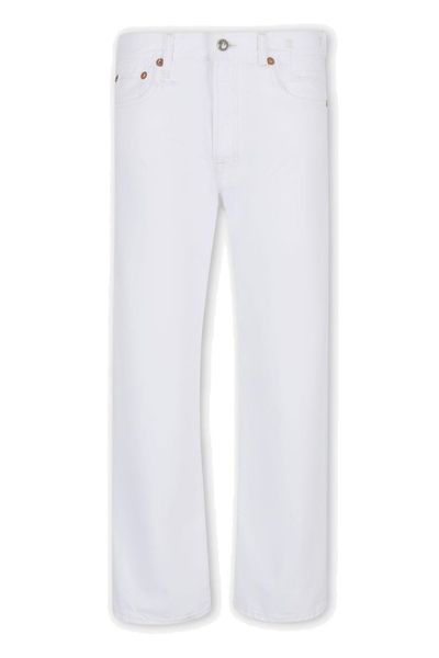 R13 Buttoned Tapered Jeans