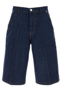 AMI Logo Patch Denim Shorts