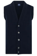 Fedeli Buttoned Sleeveless Cardigan