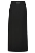 Vetements Square-Cut Tailored Maxi Skirt