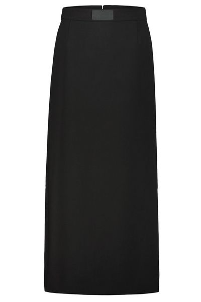 Vetements Square-Cut Tailored Maxi Skirt