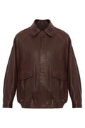 Róhe Flap Pocket Leather Jacket