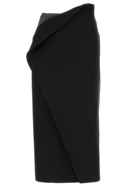 Jil Sander Draped Midi Skirt
