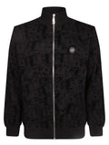 Philipp Plein Monogram Zip-Up Sweatshirt