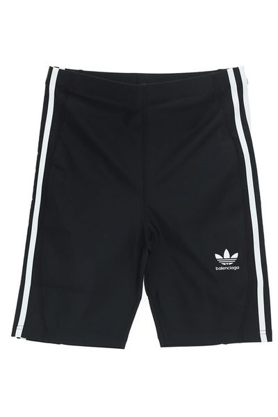 Balenciaga X Adidas Logo Printed Biker Shorts