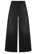 Blumarine Wide Leg Distressed Jeans