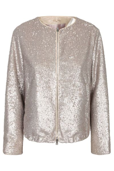 Herno Resort Sequin-Embellished Bomber Jacket