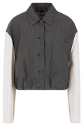 Fendi Cropped Single-Breasted Jacket