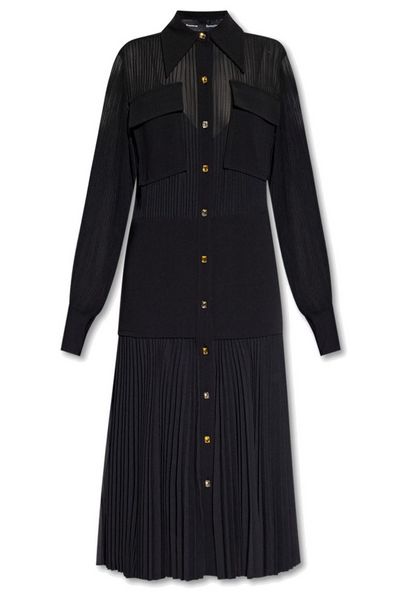 Proenza Schouler Long-Sleeved Pleated Dress