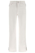 Rabanne Side-Zip Mid-Waisted Jeans