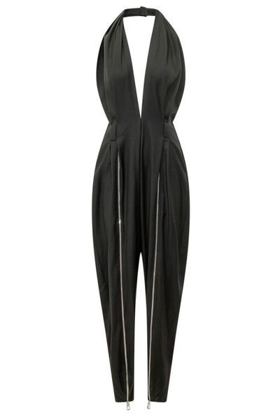 Coperni Double Zip Halterneck Jumpsuit