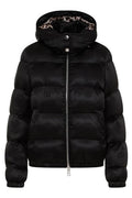 Dolce & Gabbana Monogram Jacquard Hooded Puffer Jacket