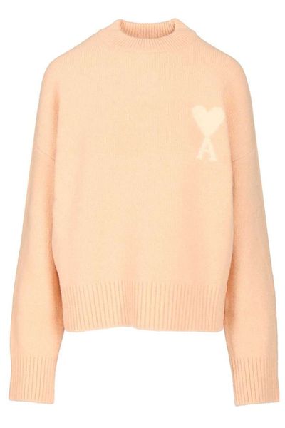 AMI Paris de Coeur Crewneck Knitted Jumper
