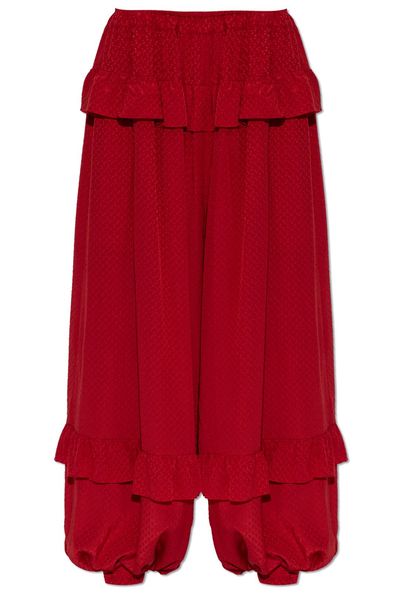 Chloé Fluid Ruffle Detailed Pants