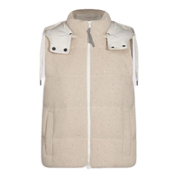 Brunello Cucinelli Drawstring Knitted Gilet