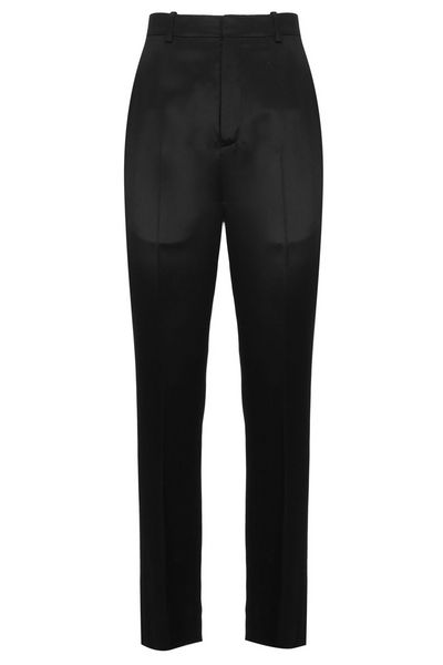 Saint Laurent High-Rise Pleated Trousers