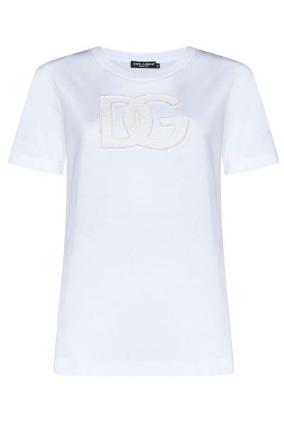 Dolce & Gabbana DG Logo Patch Jersey T-Shirt