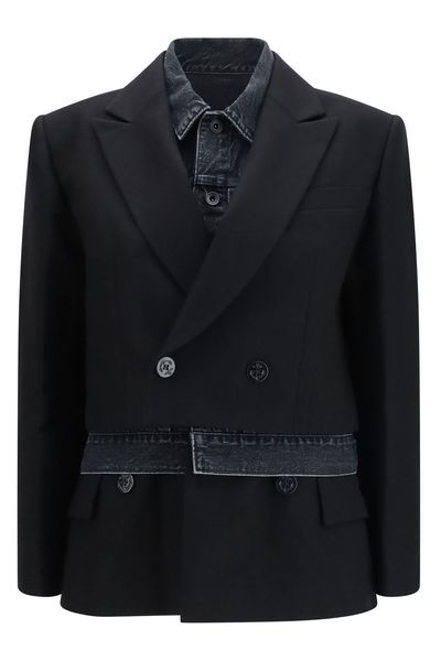 Sacai Layered Cropped Jacket