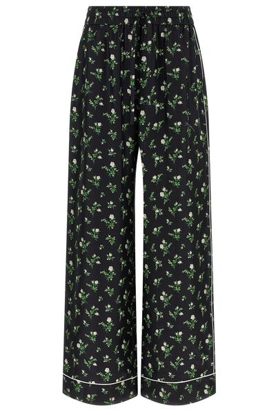 Dolce & Gabbana Floral Printed Twill Vanity Trousers