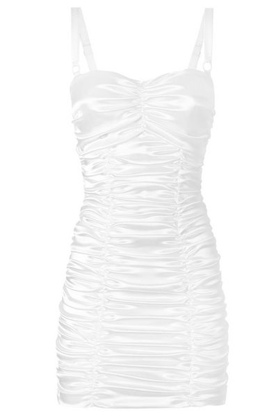 Dolce & Gabbana Draped Satin Mini Dress