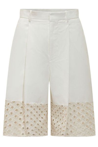 Marni Broderie Hem Bermuda Shorts