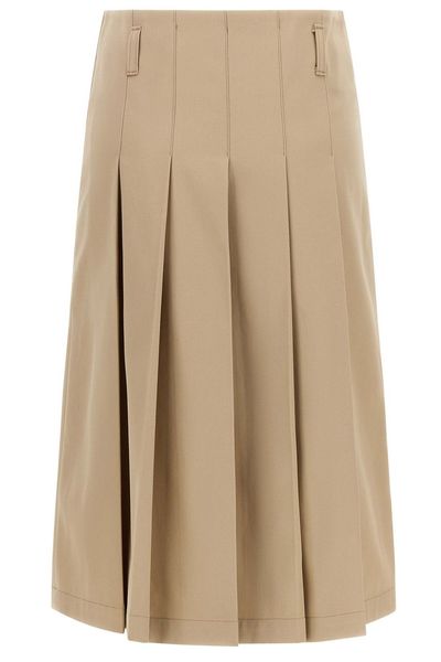 A.P.C. Pleated Midi Skirt
