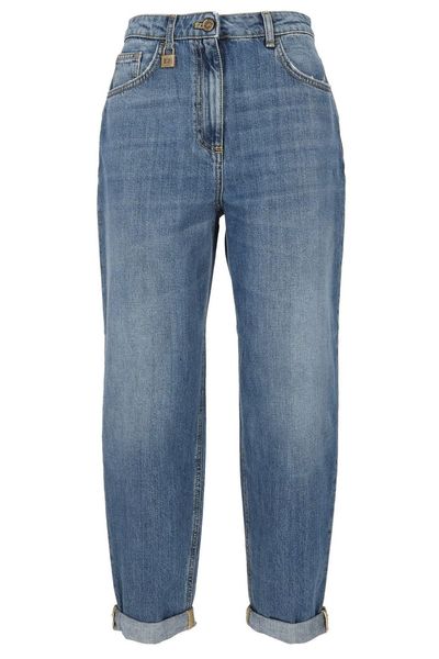 Elisabetta Franchi Straight Leg Jeans