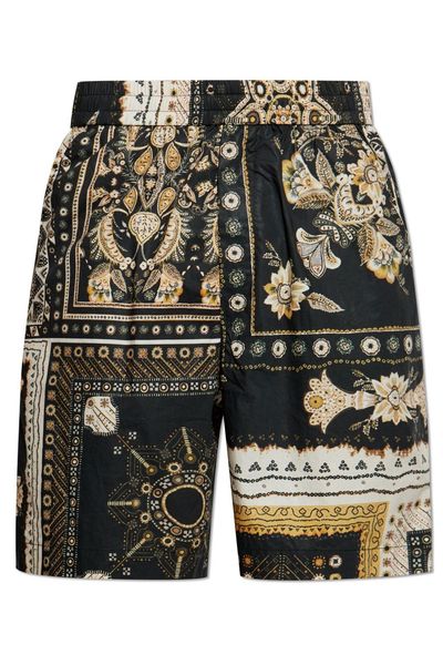 Isabel Marant Gregorian Patterned Shorts