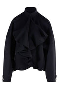 PUCCI Ruffled Piped-Trim Jacket