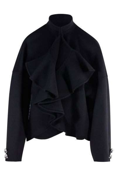 PUCCI Ruffled Piped-Trim Jacket