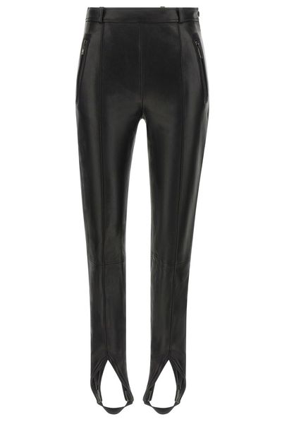 Balmain Leather Stirrup Pants