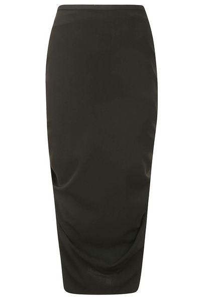 Dries Van Noten Ruched Zipped Skirt