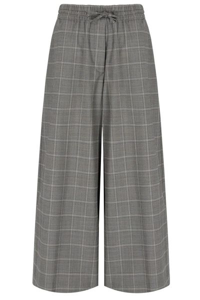 Weekend Max Mara Luigi Checked Drawstring Trousers