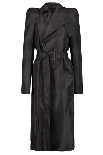Rick Owens Double-Breasted Belted Coat