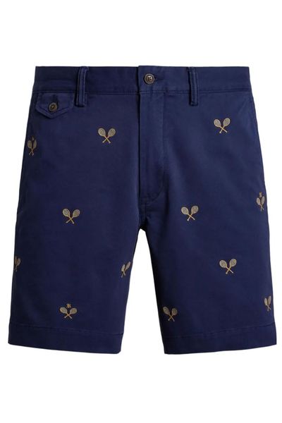 Polo Ralph Lauren Button Detailed Embroidered Shorts