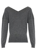 Tom Ford Off-Shoulder V-Neck Knitted Sweater