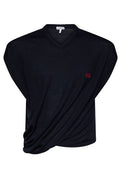 Loewe Knotted V-Neck Sleeveless Knitted Top